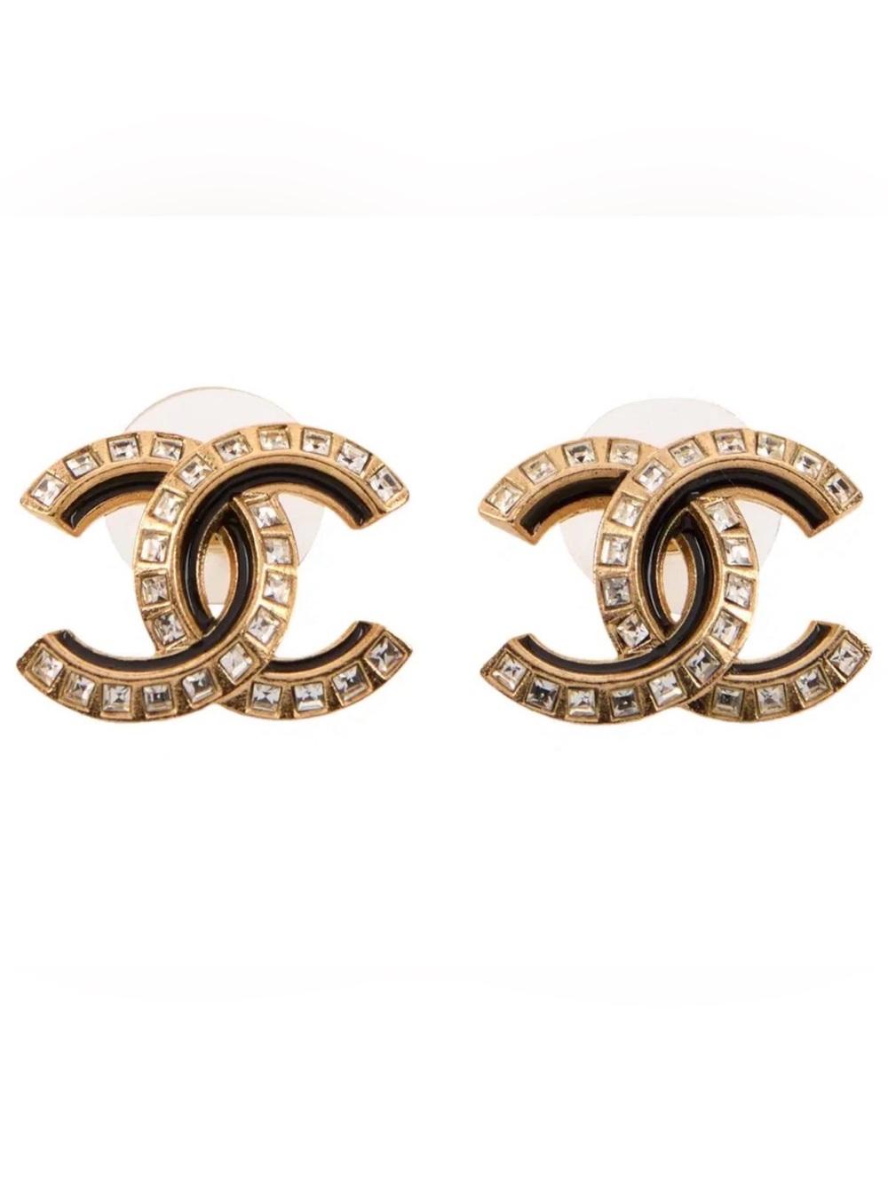 Authentic Chanel Double C Earrings Cruise 2024